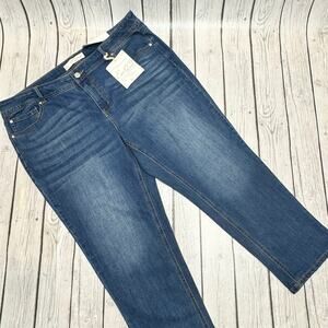 NWT Cato Fashion The Curvy Skinny Cropped Jeans Size 16W